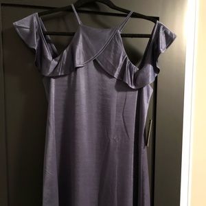 Short metallic blue Express dress